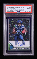 D.K. Metcalf 2019 Donruss Optic Rated Rookies Autographs Purple Stars #163 #38/50 RR RC (PSA 10) at PristineAuction.com