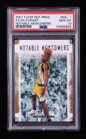 Kevin Durant 2007-08 Fleer Hot Prospects Notable Newcomers #NN-1 RC (PSA 10) at PristineAuction.com