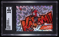 Marvin Harrison Jr. 2024 Absolute Kaboom Horizontal #10 RC (SGC 10) at PristineAuction.com