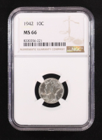 1942 Mercury Silver Dime (NGC MS66) at PristineAuction.com
