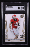 Brock Bowers 2023 Leaf Trinity XRC #97 RC (SGC 8.5) at PristineAuction.com