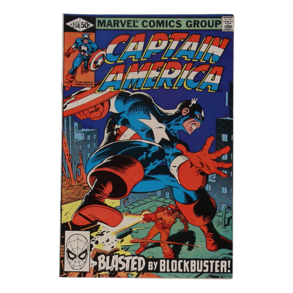 1981 "Captain America" Issue #258 Marvel Comic Book at PristineAuction.com