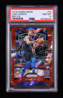 Luka Doncic 2019-20 Panini Prizm Prizms Red Ice #75 (PSA 10) at PristineAuction.com