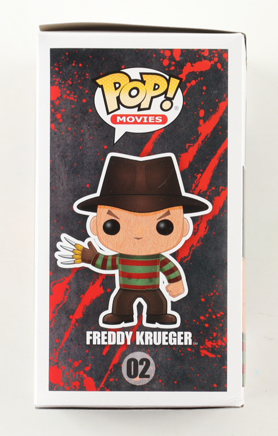 Robert Englund Signed "A Nightmare on Elm Street" #02 Freddy Krueger Funko Pop! Vinyl Figure (ACOA) at PristineAuction.com Robert Englund Signed "A Nightmare on Elm Street" #02 Freddy Krueger Funko Pop! Vinyl Figure (ACOA) at PristineAuction.com