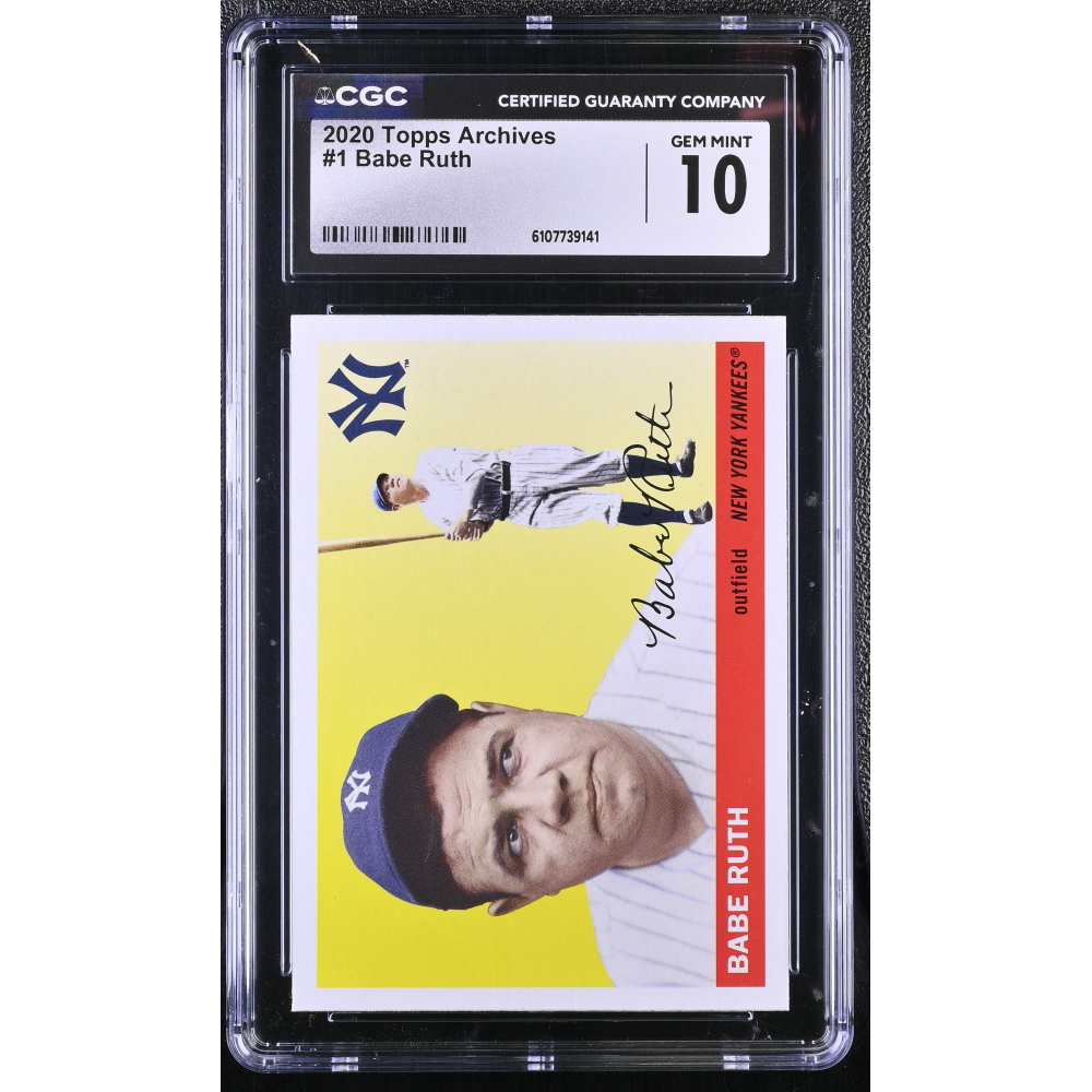 Babe Ruth 2020 Topps Archives #1 (CGC 10) at PristineAuction.com