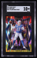 Josh Allen 2024 Select Prizm Red and Yellow Shock #34 (SGC 10) at PristineAuction.com