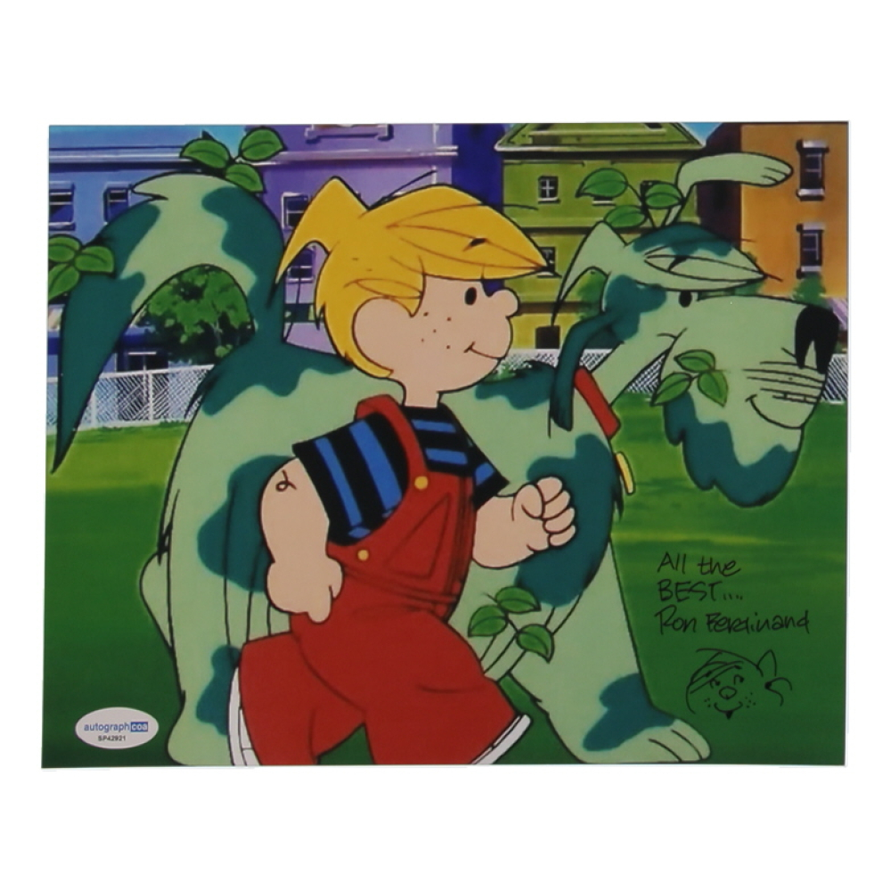 Ron Ferdinand Signed "Dennis the Menace" 8x10 Photo Inscribed "All the Best!" with Hand-Drawn Sketch (AutographCOA) at PristineAuction.com
