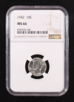 1942 Mercury Silver Dime (NGC MS66) at PristineAuction.com