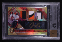 Joe Burrow 2020 Panini Gold Standard Rookie Jersey Autographs Prime #272 RC #20/49 (BGS 8.5 | Autograph Graded BGS 9) at PristineAuction.com