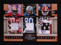 Jerry Rice / Steve Largent / Ozzie Newsome 2008 Donruss Classics Classic Triples Jerseys #9 #069/250 at PristineAuction.com