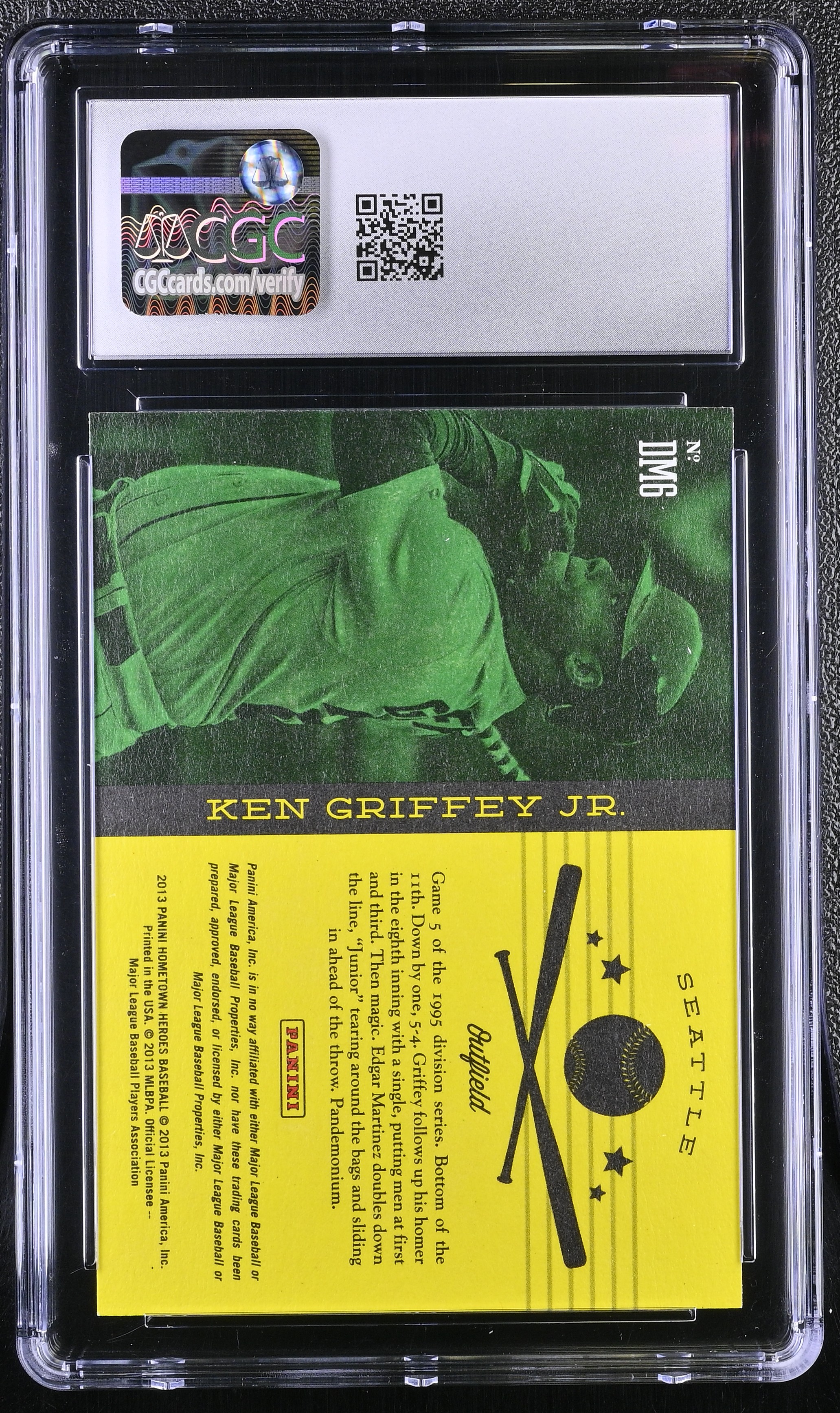 Ken Griffey Jr. 2013 Hometown Heroes Defining Moments #6 (CGC 10) at PristineAuction.com Ken Griffey Jr. 2013 Hometown Heroes Defining Moments #6 (CGC 10) at PristineAuction.com