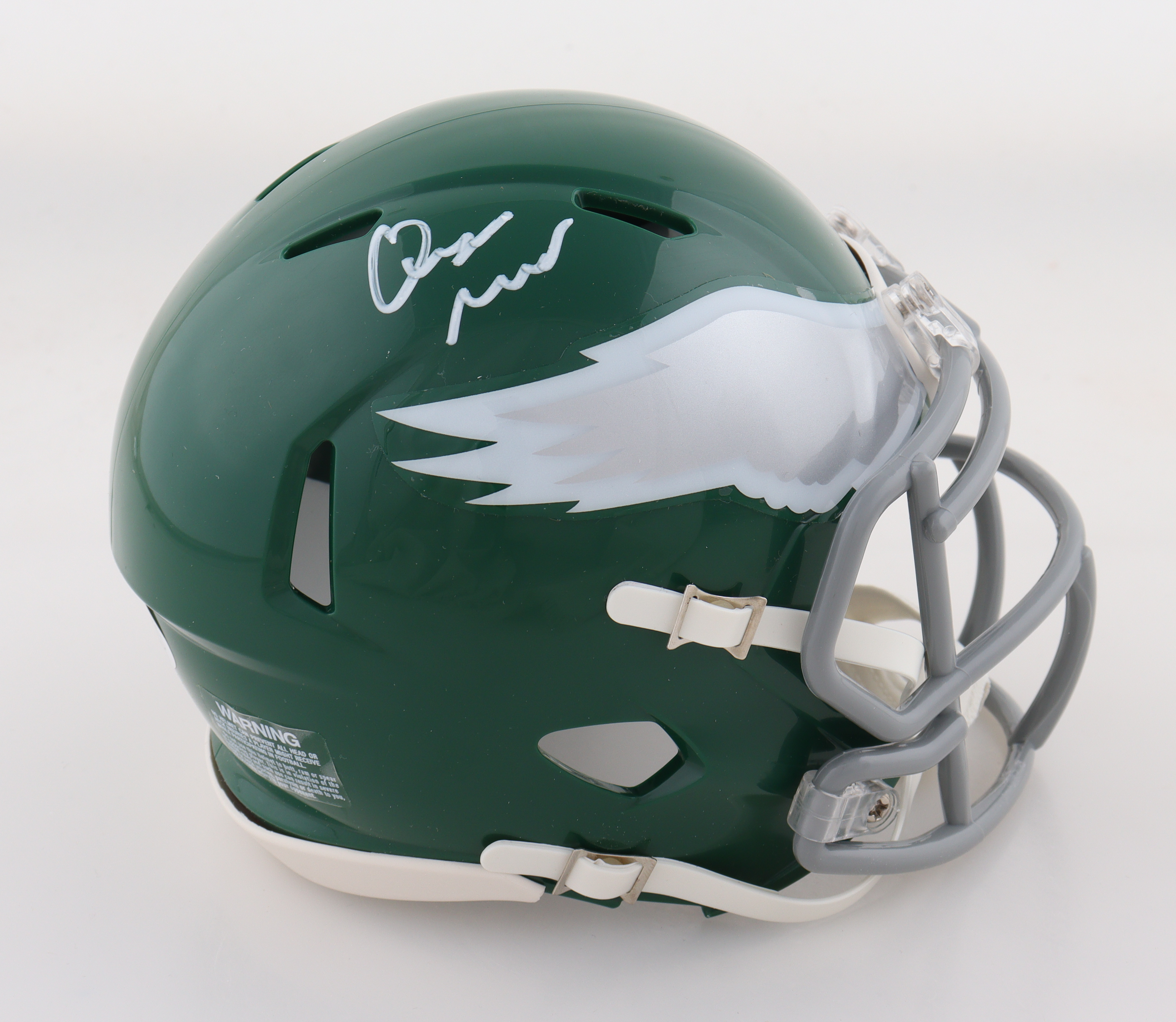 Quinyon Mitchell Signed Eagles Kelly Green Alternate Speed Mini Helmet (JSA) at PristineAuction.com Quinyon Mitchell Signed Eagles Kelly Green Alternate Speed Mini Helmet (JSA) at PristineAuction.com