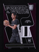 Stephon Castle 2024-25 Totally Certified Fabric of the Game Rookies Mirror Purple #24 #26/99 RC at PristineAuction.com