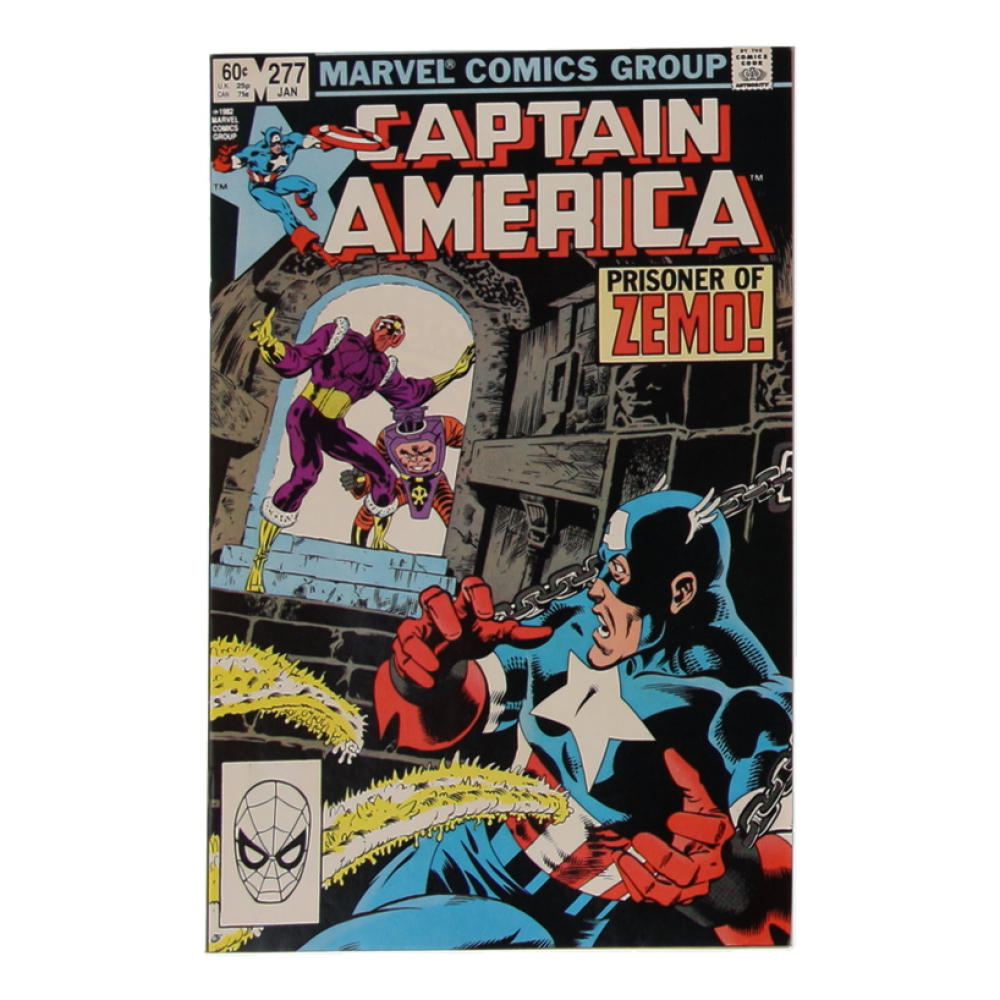 1983 "Captain America" Issue #277 Marvel Comic Book at PristineAuction.com