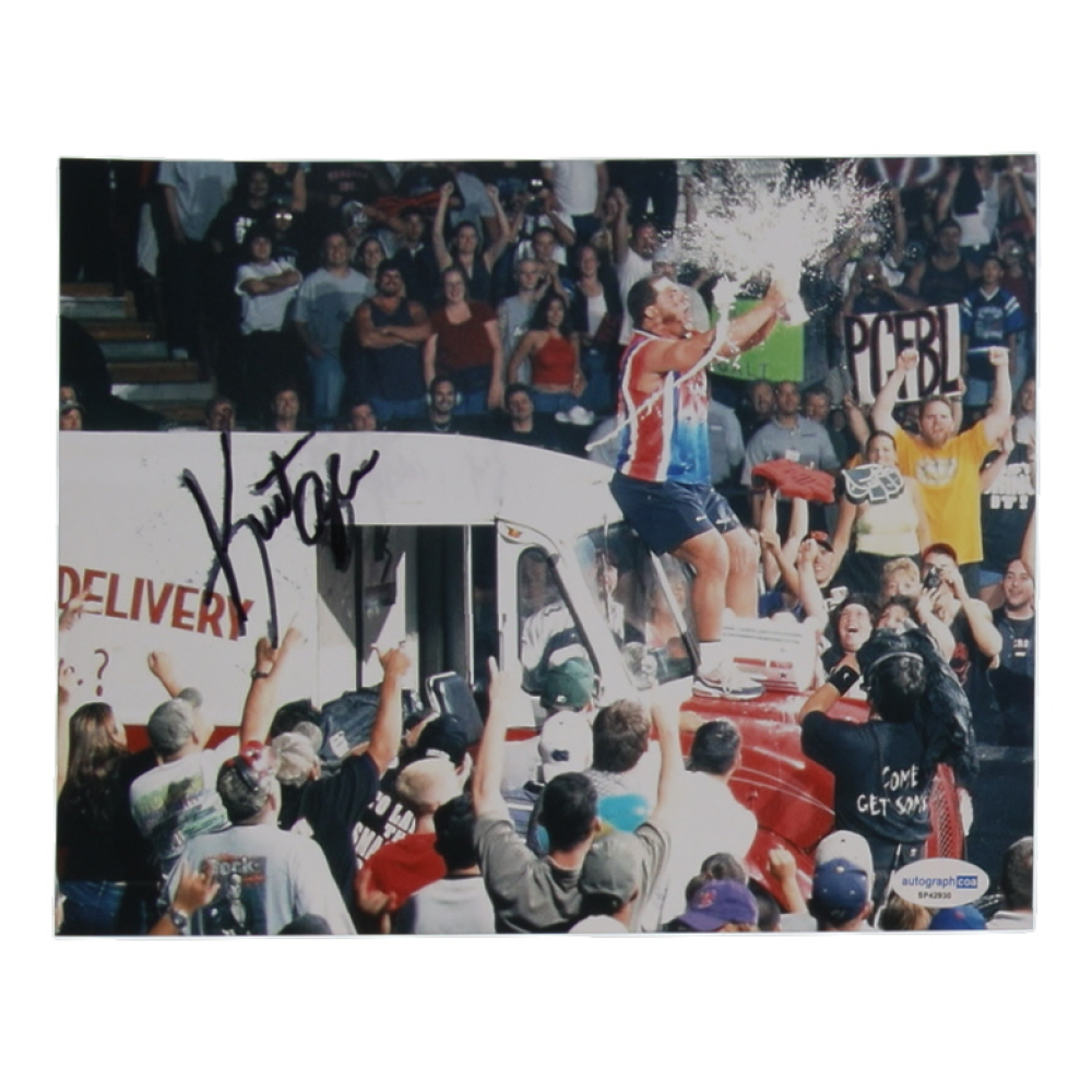 Kurt Angle Signed WWE 8x10 Photo (AutographCOA) at PristineAuction.com