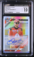 Dale Earnhardt Jr. 2020 Donruss Optic Signatures Holo #62 #76/99 (CGC 10 | Autograph Grade 9) at PristineAuction.com