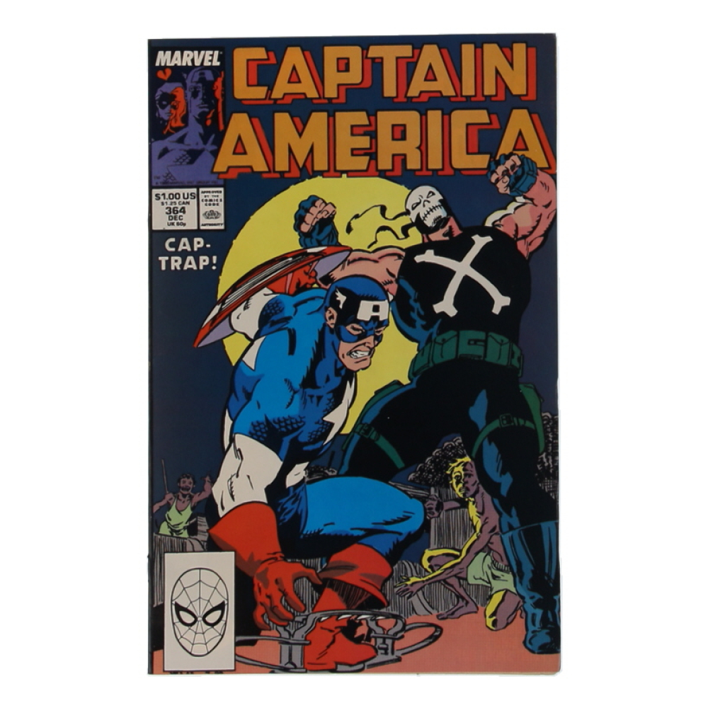 1989 "Captain America" Issue #364 Marvel Comic Book at PristineAuction.com