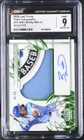 Bobby Witt Jr. 2024 Leaf Trinity Patch Autographs Green #PABWJ #6/25 (CGC 9 | Autograph Grade 10) at PristineAuction.com