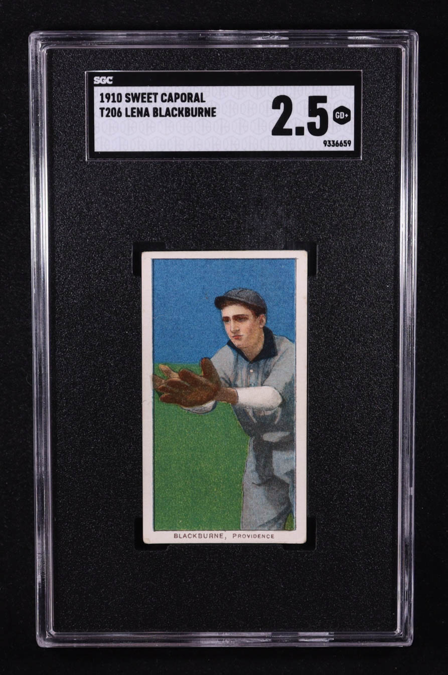 Lena Blackburne 1909-11 T206 #42 ML (SGC 2.5) at PristineAuction.com Lena Blackburne 1909-11 T206 #42 ML (SGC 2.5) at PristineAuction.com