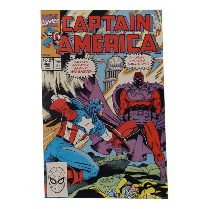 1990 "Captain America" Issue #368 Marvel Comic Book at PristineAuction.com 1990 "Captain America" Issue #368 Marvel Comic Book at PristineAuction.com