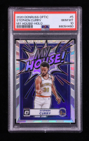 Stephen Curry 2020-21 Donruss Optic My House Holo #5 (PSA 10) at PristineAuction.com