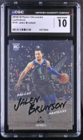 Jalen Brunson 2018-19 Panini Chronicles #141 RC / Luminance (CGC 10) at PristineAuction.com
