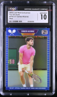 Carlos Alcaraz 2023 Leaf Web Exclusives Pro Set Blue #PSG27 #10/25 (CGC 10) at PristineAuction.com