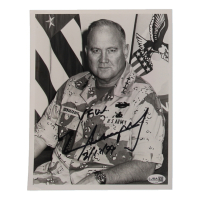 Norman Schwarzkopf Signed 8x10 Photo Inscribed "2/12/99 VFW" (JSA) at PristineAuction.com