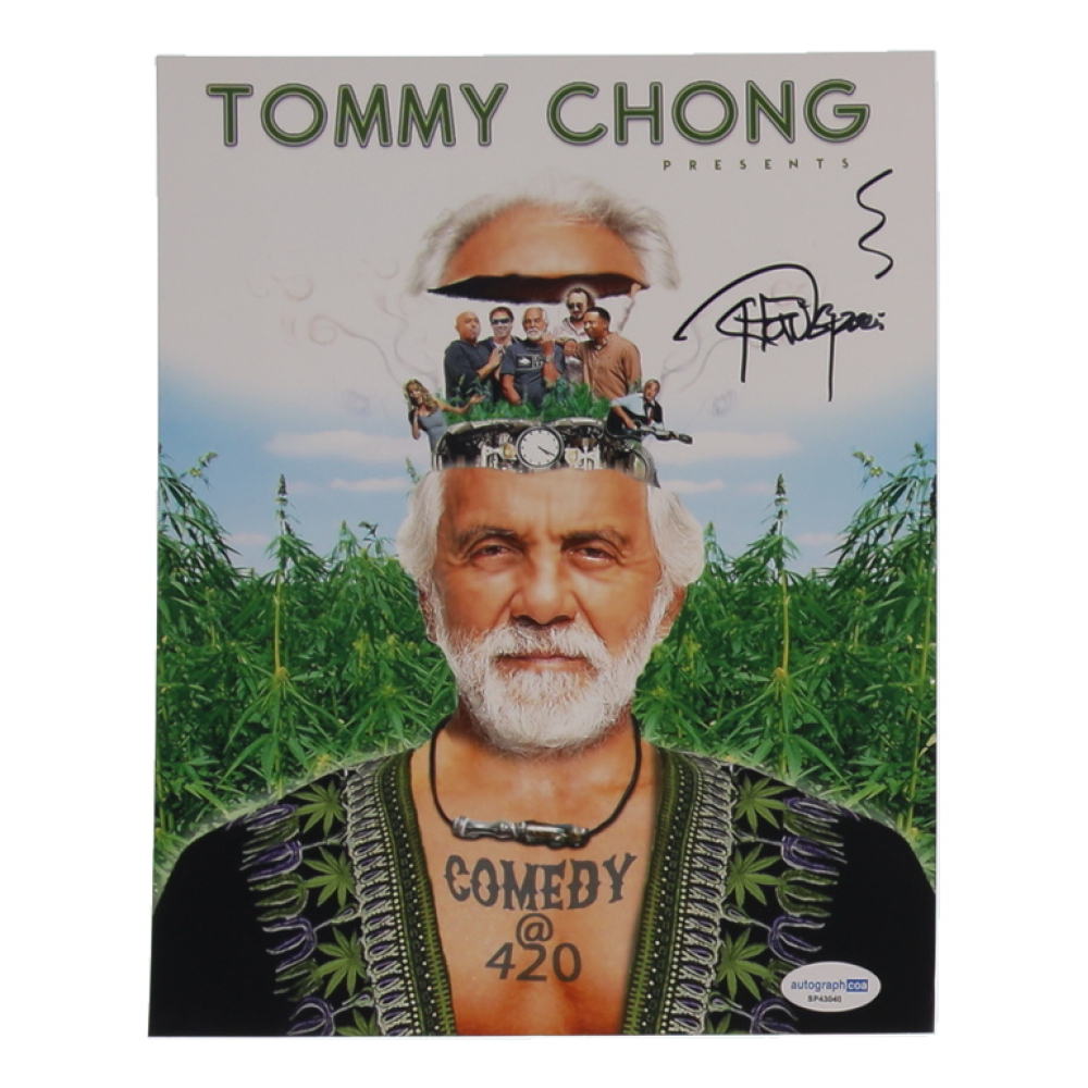Tommy Chong Signed "Comedy @ 4:20" 8x10 Photo Inscribed "2025" (AutographCOA) at PristineAuction.com