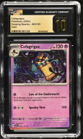 Cofagrigus 2024 Pokemon Surging Sparks #083/191 (CGC PRISTINE 10 | Black Label) at PristineAuction.com