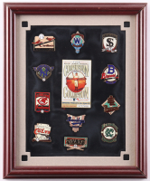 Set of (11) LE Cooperstown Collection Custom Framed Pin Display at PristineAuction.com