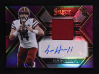Sam Howell 2022 Select Rookie Signature Memorabilia Prizm Purple #5 #43/49 RC at PristineAuction.com