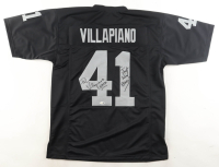 Phil Villapiano Signed Jersey Inscribed "SBXI" & "Just Win Baby" (JSA) at PristineAuction.com