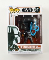 Bill Burr Signed "Star Wars" #491 The Mandalorian with Darksaber Bobble-Head Funko Pop! Vinyl Figure (SWAU) at PristineAuction.com