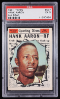 Hank Aaron 1961 Topps #577 AS (PSA 5) at PristineAuction.com