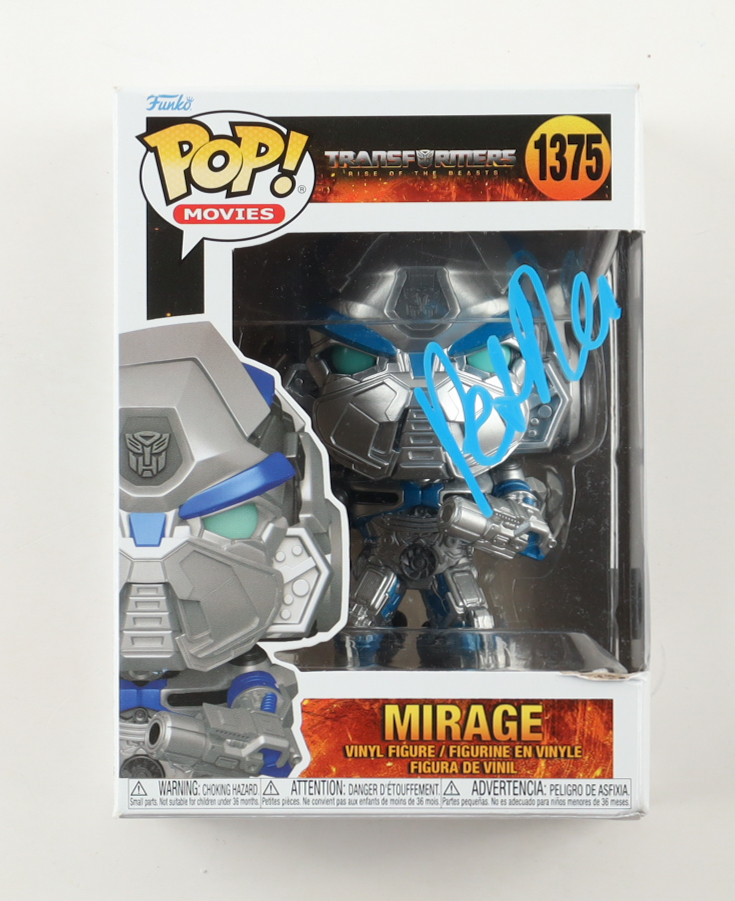 Pete Davidson Signed "Transformers: Rise of the Beasts" #1375 Mirage Funko Pop! Vinyl Figure (SWAU) at PristineAuction.com Pete Davidson Signed "Transformers: Rise of the Beasts" #1375 Mirage Funko Pop! Vinyl Figure (SWAU) at PristineAuction.com