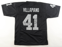 Phil Villapiano Signed Jersey Inscribed "SBXI" & "Just Win Baby" (JSA) at PristineAuction.com