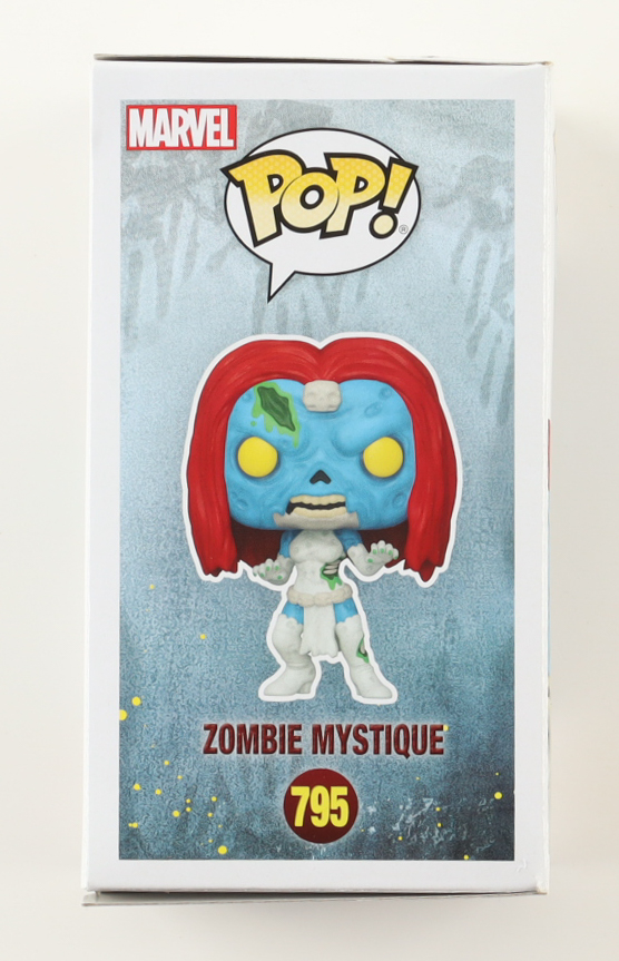 Rebecca Romijn Signed "Marvel Zombies" #795 Zombie Mystique Bobble-Head Funko Pop! Vinyl Figure (PSA) at PristineAuction.com Rebecca Romijn Signed "Marvel Zombies" #795 Zombie Mystique Bobble-Head Funko Pop! Vinyl Figure (PSA) at PristineAuction.com