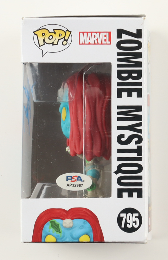 Rebecca Romijn Signed "Marvel Zombies" #795 Zombie Mystique Bobble-Head Funko Pop! Vinyl Figure (PSA) at PristineAuction.com Rebecca Romijn Signed "Marvel Zombies" #795 Zombie Mystique Bobble-Head Funko Pop! Vinyl Figure (PSA) at PristineAuction.com