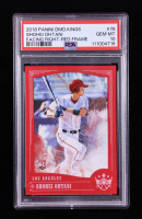 Shohei Ohtani 2018 Diamond Kings Red Frame #76 RC (PSA 10) at PristineAuction.com
