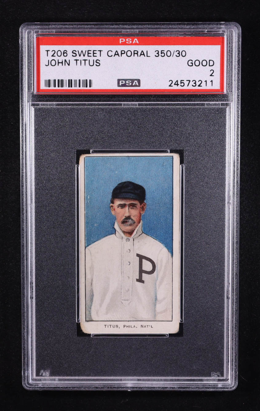 John Titus 1909-11 T206 #492 (PSA 2) at PristineAuction.com John Titus 1909-11 T206 #492 (PSA 2) at PristineAuction.com