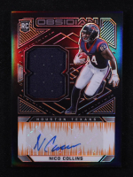 Nico Collins 2021 Panini Obsidian Electric Etch Orange #230 #87/99 RC at PristineAuction.com