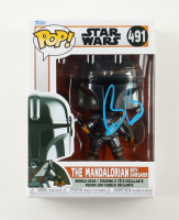 Bill Burr Signed "Star Wars" #491 The Mandalorian with Darksaber Bobble-Head Funko Pop! Vinyl Figure (SWAU) at PristineAuction.com