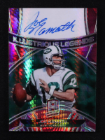 Joe Namath 2020 Panini Spectra Illustrious Legends Autographs Neon Pink #12 #2/3 at PristineAuction.com