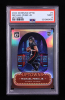 Michael Penix Jr. 2024 Donruss Optic Uptowns #9 RC (PSA 9) at PristineAuction.com