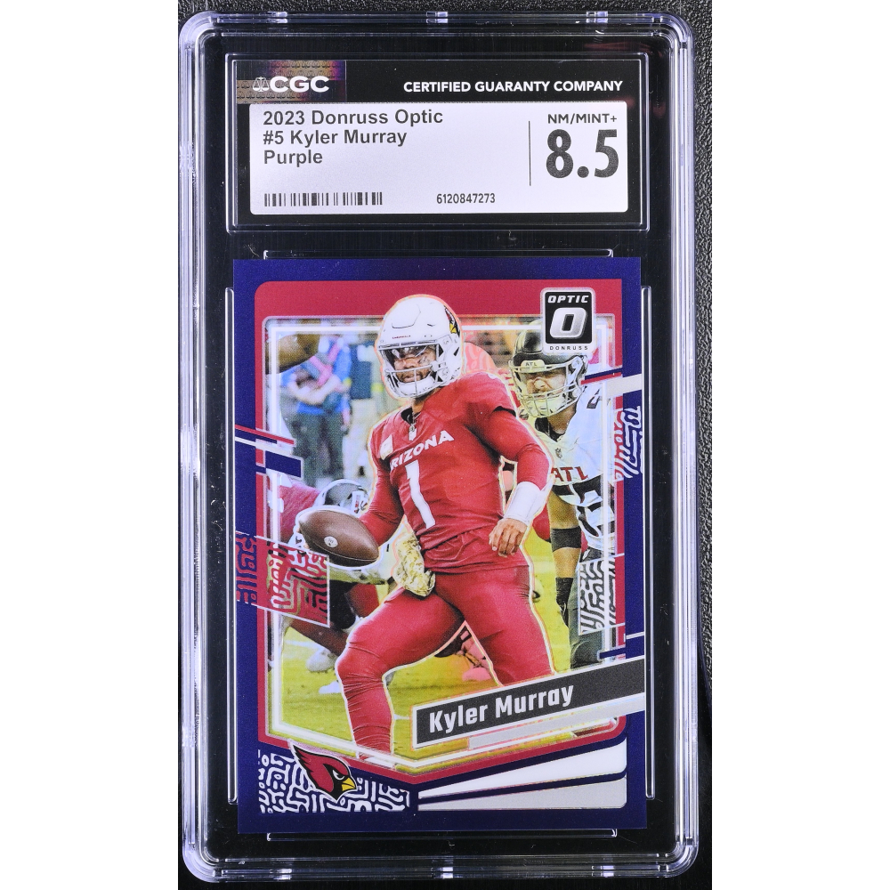 Kyler Murray 2023 Donruss Optic Purple #5 #32/50 (CGC 8.5) at PristineAuction.com