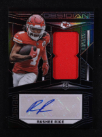 Rashee Rice 2023 Panini Obsidian Patch Autograph #218 #022/199 RC at PristineAuction.com