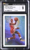 Michael Jordan 1990-91 Hoops TC #358 (CGC 9) at PristineAuction.com