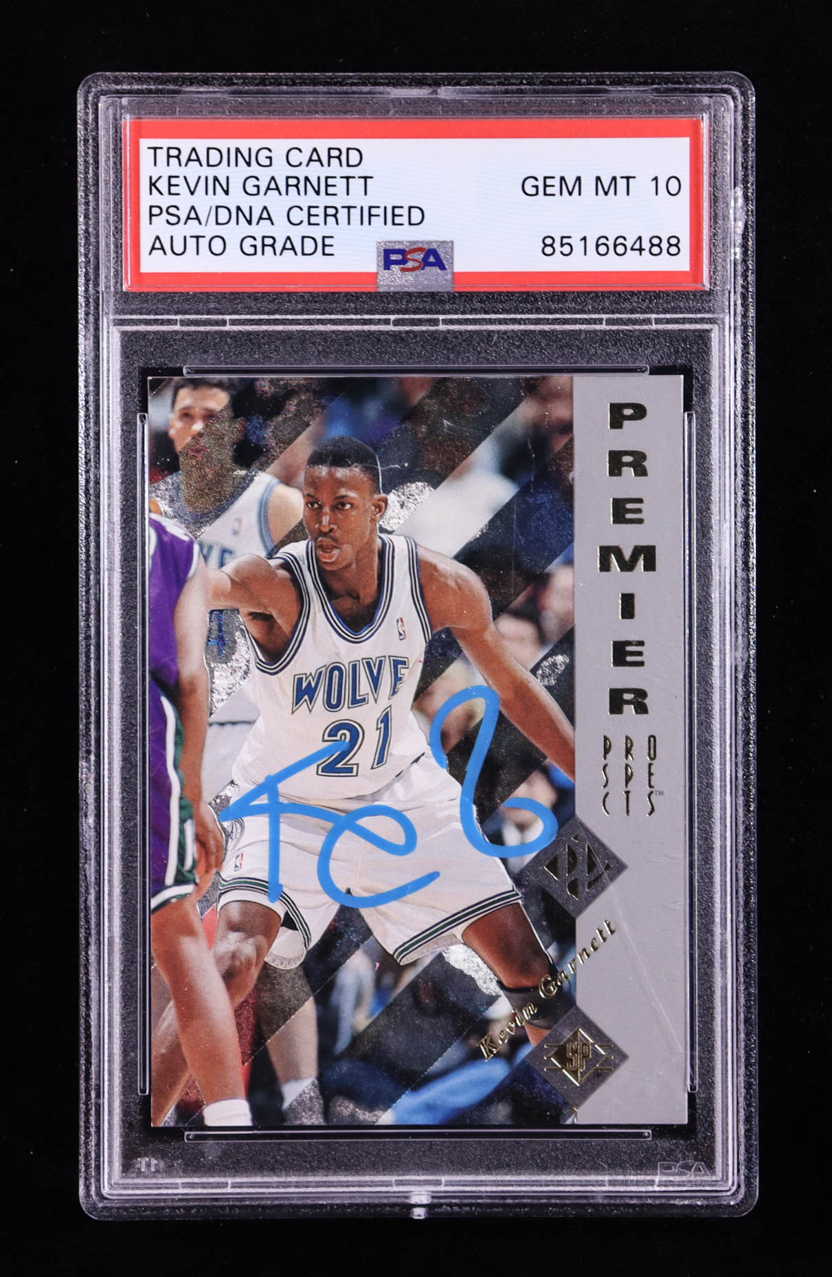 Kevin Garnett Signed 1995-96 SP #159 RC (PSA | Auto 10) at PristineAuction.com Kevin Garnett Signed 1995-96 SP #159 RC (PSA | Auto 10) at PristineAuction.com