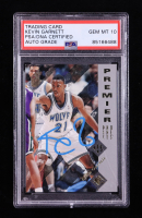 Kevin Garnett Signed 1995-96 SP #159 RC (PSA | Auto 10) at PristineAuction.com